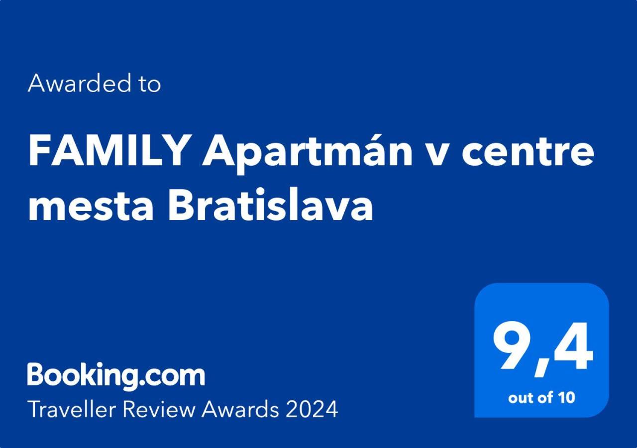 Family Apartman V Centre Mesta Bratislavaアパートメント エクステリア 写真